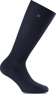 Rohner Business Sock Calf Super Long Cotton Navy Men's 1pc